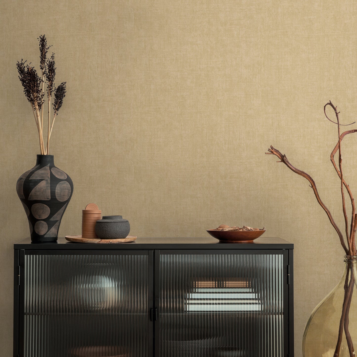 Textured Tan Wallpaper – Cuba II