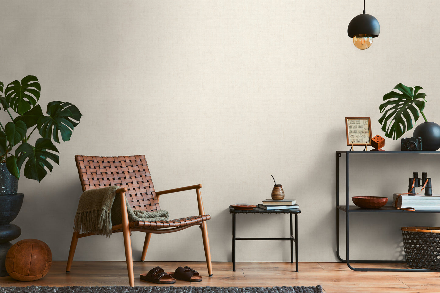 Textured Soft White Wallpaper – Cuba II