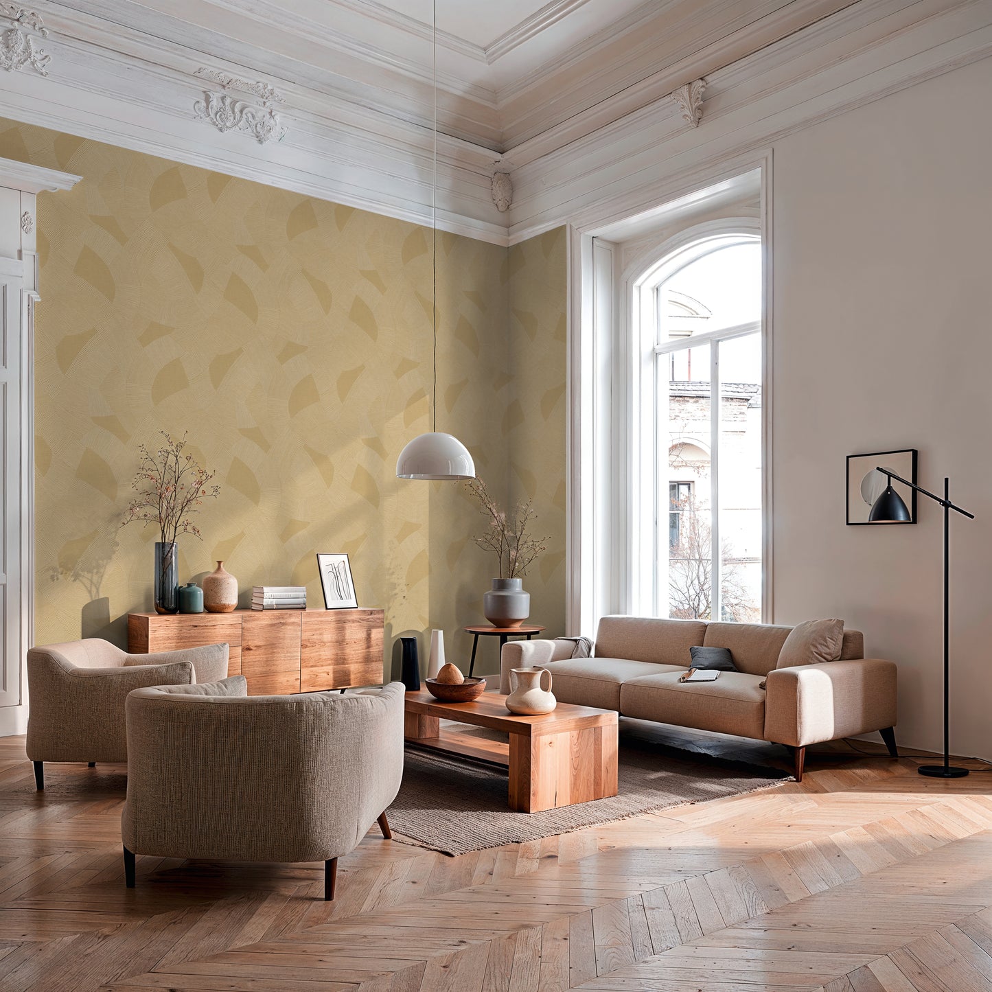 Geometric Tan Wallpaper – Cuba II