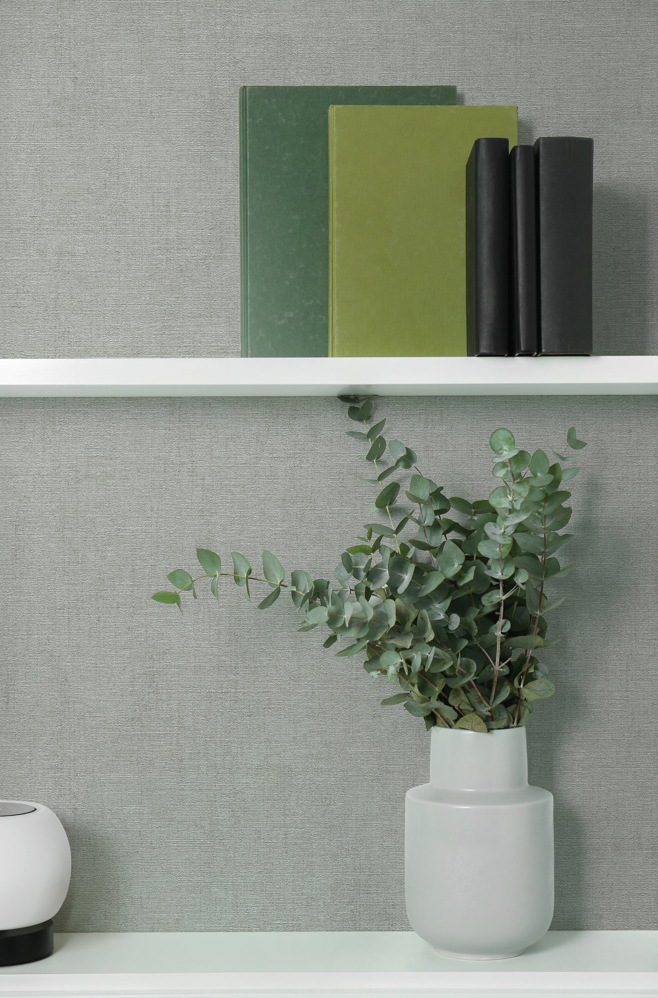 Plain Green Grey Wallpaper – Cuba II