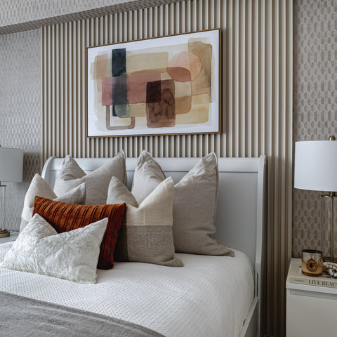 Classic Style Lined Cream Wall Panel