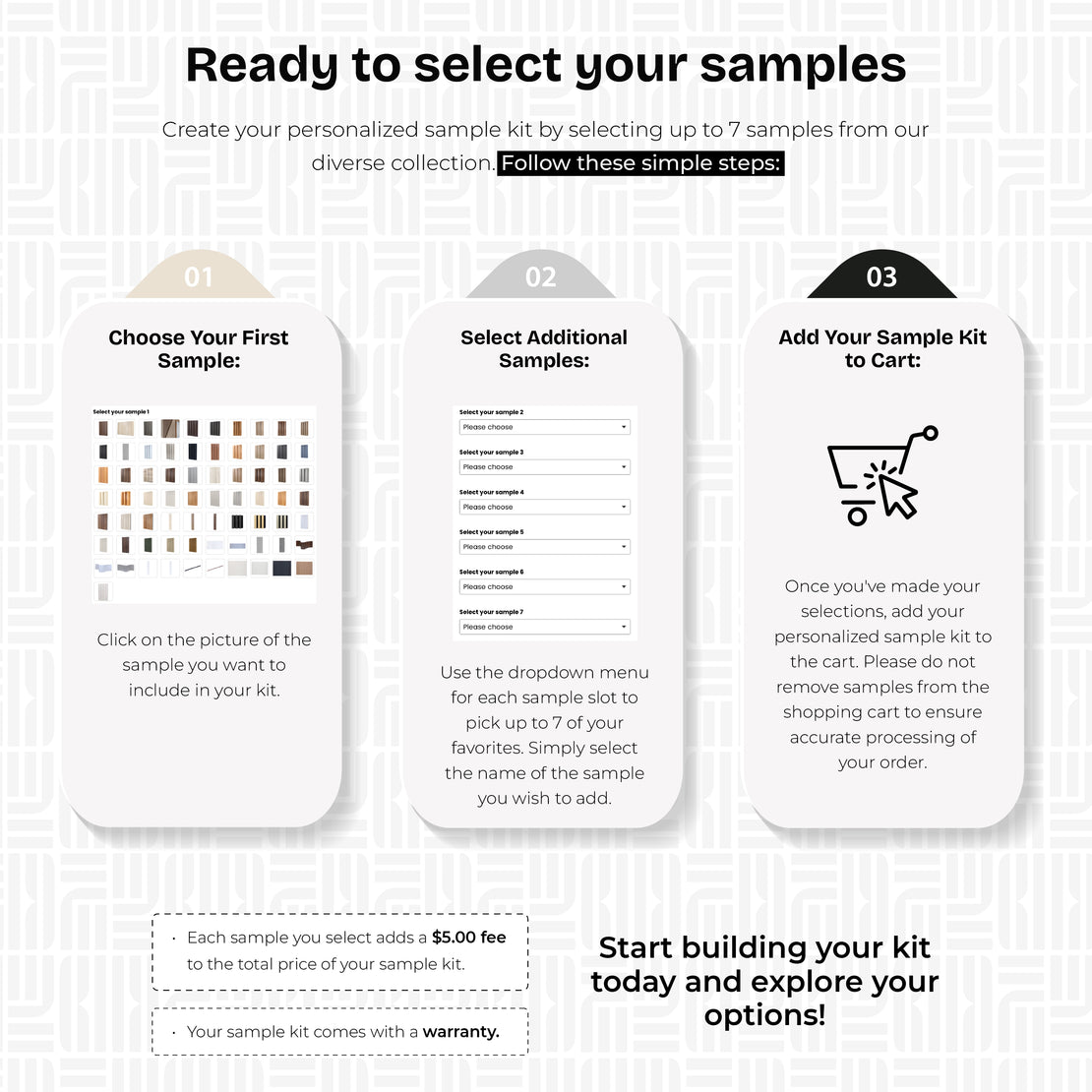 Sample Kit- Choose your own