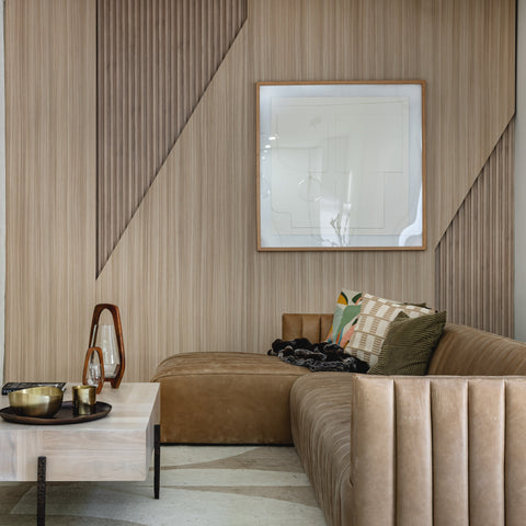 Smooth Cafe Au Lait Wall Panel