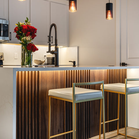 Smooth Style Walnut Wood Wall Panel
