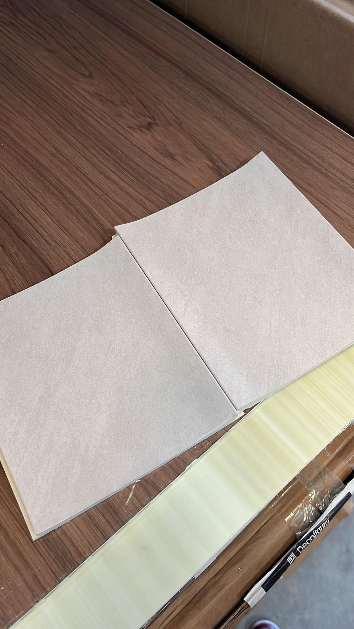 WASHED GREY CONCAVE WALL PANEL