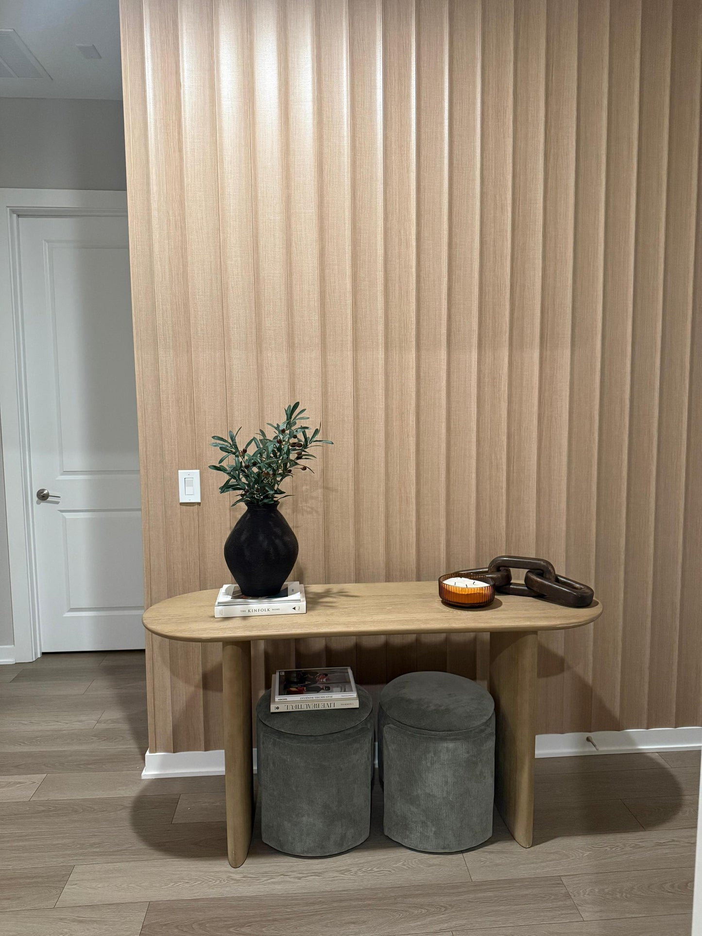MAPLE CREAM CONCAVE WALL PANEL